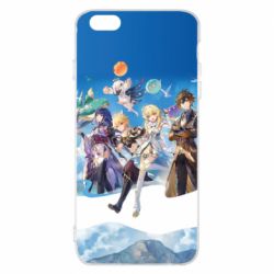 Чехол для iPhone 6 Plus/6S Plus Teyvat Genshin Impact - PrintSalon
