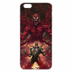 Чохол для iPhone 6 Plus/6S Plus Веном и Карнаж симбиоты - PrintSalon