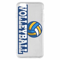 Чехол для iPhone 6 Plus/6S Plus Volleyball text and ball - PrintSalon
