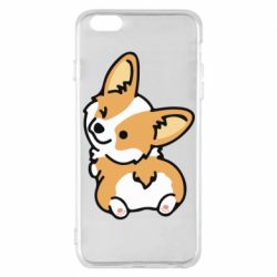 Чехол для iPhone 6 Plus/6S Plus Winking Corgi - PrintSalon