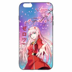 Чехол для iPhone 6 Plus/6S Plus Zero Two Darling In The Franxx - PrintSalon