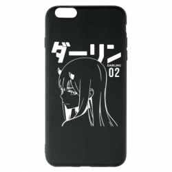 Чехол для iPhone 6 Plus/6S Plus Zero Two Girl - PrintSalon