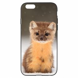 Чехол для iPhone 6/6S Пушистая куница - PrintSalon