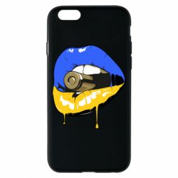 Чохол для iPhone 6Україна! Губи з кулею - PrintSalon