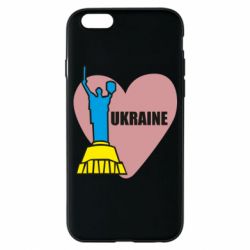 Чехол для iPhone 6 Ukraine in heart - PrintSalon