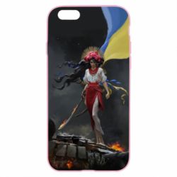 Чохол для iPhone 6/6S Українка захисниця - PrintSalon