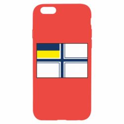 Чехол для iPhone 6 Военно-морской флаг ВСУ - PrintSalon