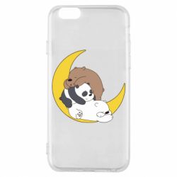 Чехол для iPhone 6/6S We bare bears sleep - PrintSalon