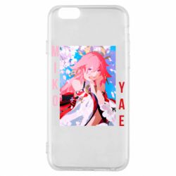 Чехол для iPhone 6/6S Yae Miko art - PrintSalon