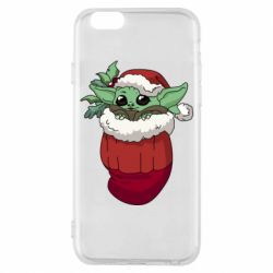 Чехол для iPhone 6/6S Йода в перчатке - PrintSalon