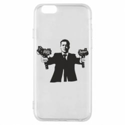 Чехол для iPhone 6 Zelensky fuck putin - PrintSalon