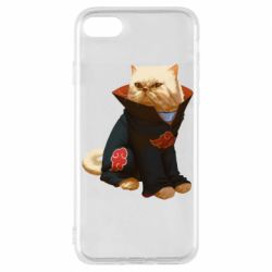 Чехол для iPhone 7 Akatsuki angry cat - PrintSalon