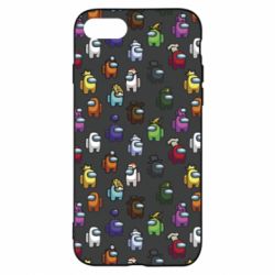 Чехол для iPhone 7 Among Us Pattern - PrintSalon