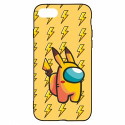 Чехол для iPhone 7 Among Us - Pikachu skin - PrintSalon