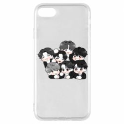 Чохол для iPhone 7 BTS Cute Art - PrintSalon