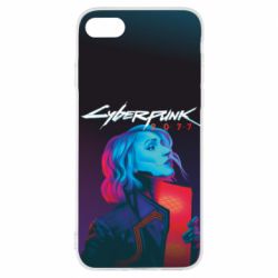 Чохол для iPhone 7 Cyberpunk Girl Portrait - PrintSalon