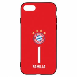 Чехол для iPhone 7 FC Bayern. Твоя фамилия, номер (англ.) - PrintSalon