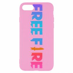 Чехол для iPhone 7 Free fire gradient logo