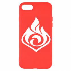 Чехол для iPhone 7 Genshin Impact Pyro - PrintSalon