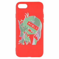 Чехол для iPhone 7 Himiko Toga glitch - PrintSalon