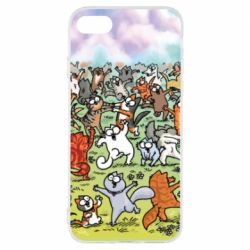 Чохол для iPhone 7 Коти танцюють - PrintSalon