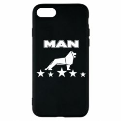 Чехол для iPhone 7 Man lion and stars - PrintSalon