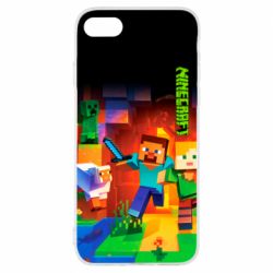 Чехол для iPhone 7 Майнкрафт