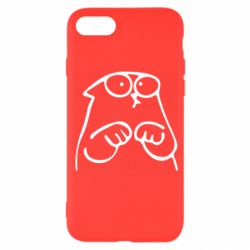 Чехол для iPhone 7 Милый Кот Саймона - PrintSalon