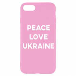 Чехол для iPhone 7 Мир, любовь, Украина - PrintSalon