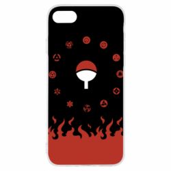 Чехол для iPhone 7 Naruto Sasuke Uchiha Sharingan - PrintSalon
