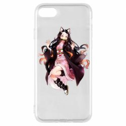 Чохол для iPhone 7 Nezuko cat - PrintSalon