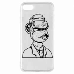 Чехол для iPhone 7 Обезьяна в виртуальных очках - PrintSalon