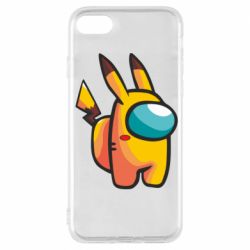Чохол для iPhone 7 Pikachu Among Us - PrintSalon