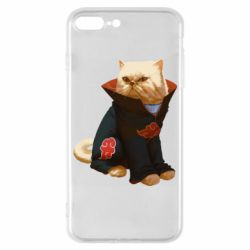 Чехол для iPhone 7 Plus Akatsuki angry cat - PrintSalon