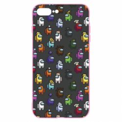 Чехол для iPhone 7 Plus Among Us Pattern - PrintSalon