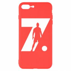Чехол для iPhone 7 Plus Cristiano Ronaldo Silhouette Art - PrintSalon