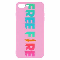 Чехол для iPhone 7 Plus Free fire gradient logo - PrintSalon