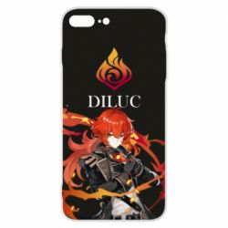 Чохол для iPhone 7 Plus Genshin Impact Diluc - PrintSalon