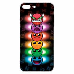 Чохол для iPhone 7 Plus Geometry Dash Levels - PrintSalon