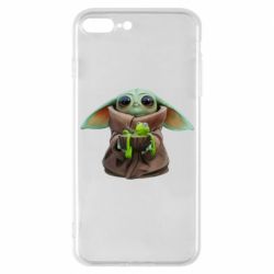 Чехол для iPhone 7 Plus Grogu and Kermit - PrintSalon