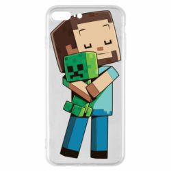 Чохол для iPhone 7 Plus Heroes from Minecraft