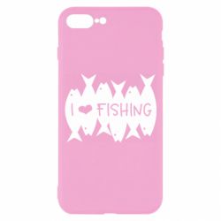 Чохол для iPhone 7 Plus I Love Fishing - PrintSalon