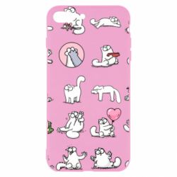 Чохол для iPhone 7 Plus Кот Саймона емоції - PrintSalon