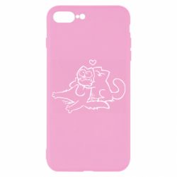 Чехол для iPhone 7 Plus Кот Саймона Любовь - PrintSalon