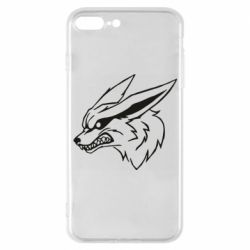 Чехол для iPhone 7 Plus Kurama line art - PrintSalon