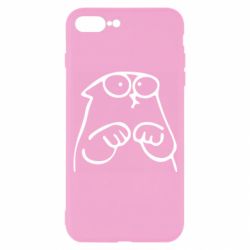 Чехол для iPhone 7 Plus Милый Кот Саймона - PrintSalon