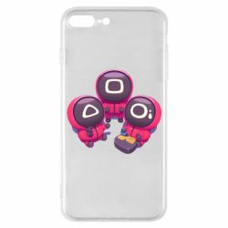 Чехол для iPhone 7 Plus Милые солдаты из игры в кальмара - PrintSalon