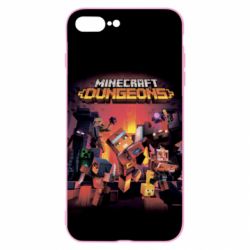 Чехол для iPhone 7 Plus Minecraft Dungeons new - PrintSalon