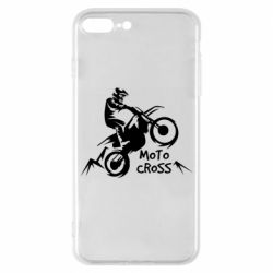 Чехол для iPhone 7 Plus Motocross sport - PrintSalon