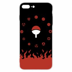 Чехол для iPhone 7 Plus Naruto Sasuke Uchiha Sharingan - PrintSalon